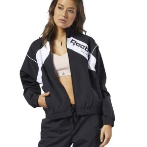 Reebok Classic Track Jacke Damen - Schwarz - DE 730-JVU